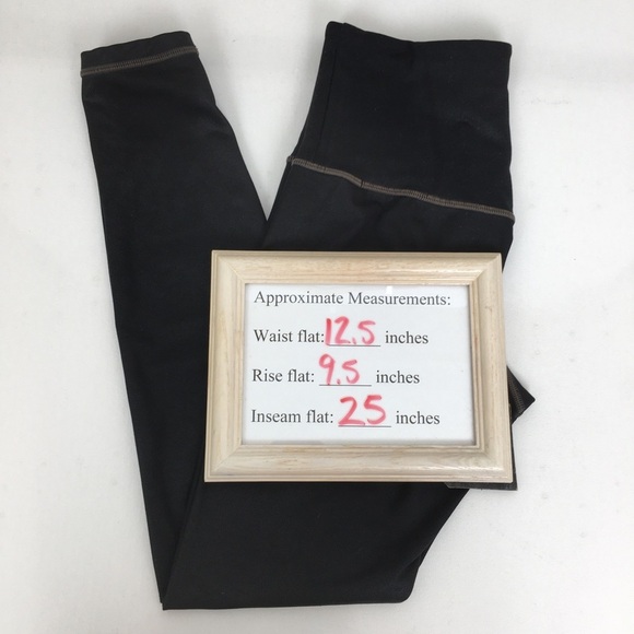 Athleta Elation Ultra High Rise Tight Soft Yoga Leggings Full Length Black Sz XS - Picture 11 of 12